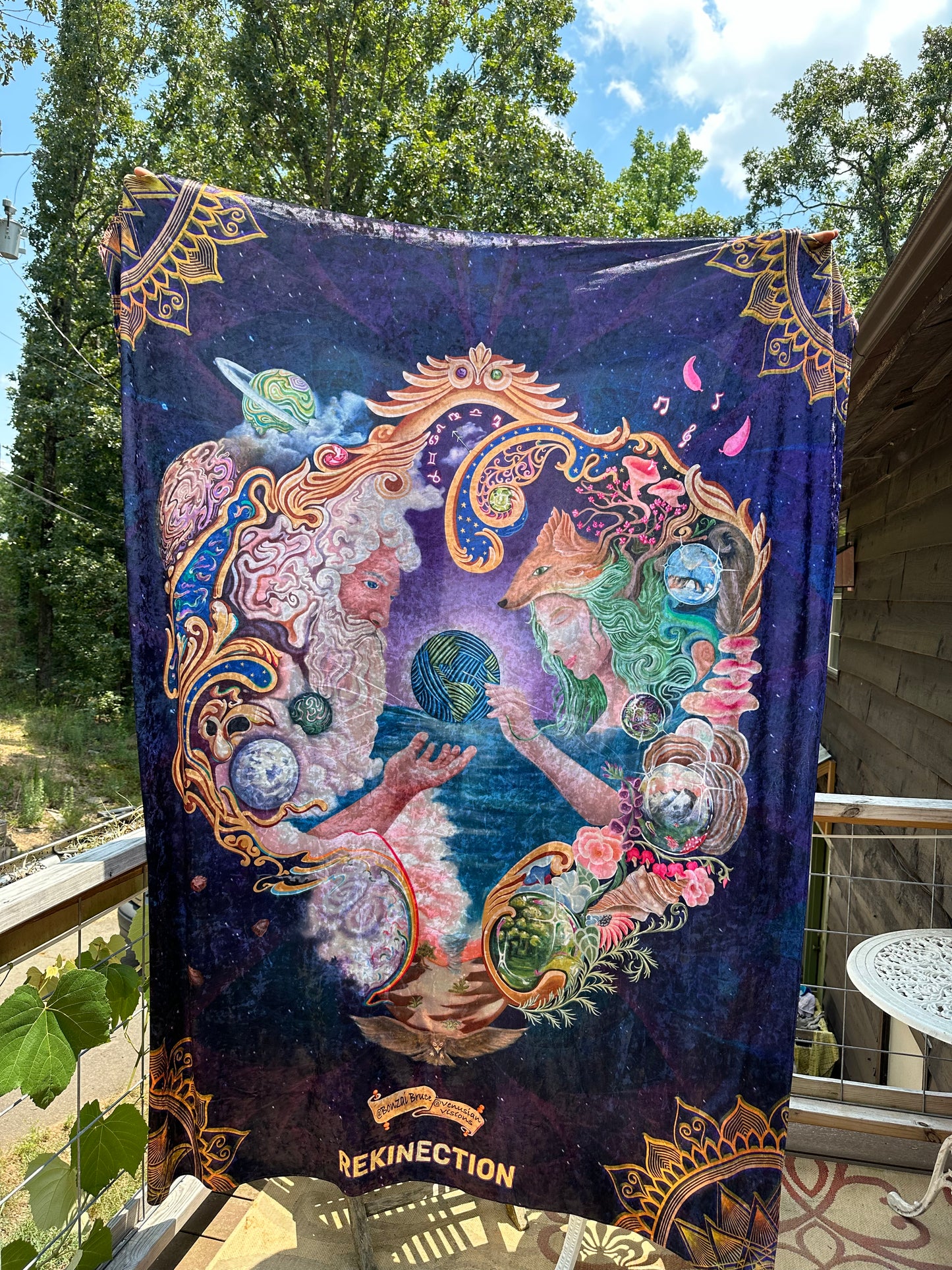 When We Reconnect Velvet Tapestry