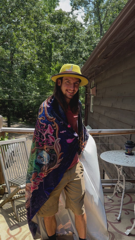 When We Reconnect Velvet Tapestry